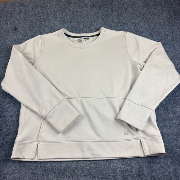5.11 Tactical Women’s Cream Pullover Elizabeth Crewneck Sweatshirt size: Large - Picture 2 of 11